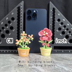 Mini Flowers Building Blocks Toy Chrysanthemum Daisy Rose Creative