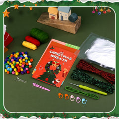 Beginner Crochet Yarn Kit for Adults with English Manual - DIY Cartoon Doll