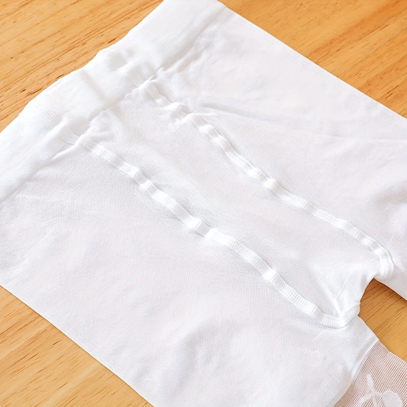 Girls Small Flower Pantyhose Ultra Thin Crystal Stockings Leggings Tights