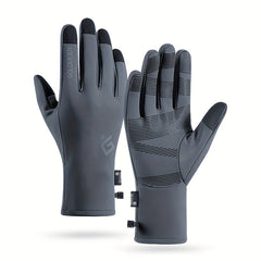 Winter Waterproof Ski Gloves Warm Velvet Touch Screen Gloves Anti Cold Anti Slip