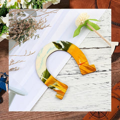 12pcs Wooden Horseshoe Cutouts Unpainted DIY Pendant