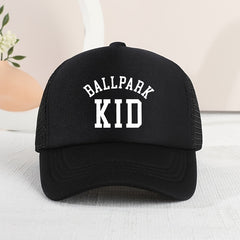 Adjustable Breathable Baseball Cap Outdoor Sport Sunshade Mesh Letter Embroidery