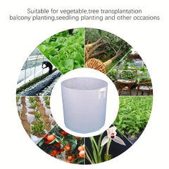 Thickened Non-woven Fabric Grow Bags with Handles for Vegetable Sapling Growing