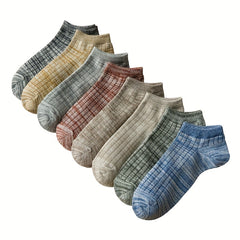 5 Pairs Soft Lightweight Ankle Socks for Women All Match Stockings