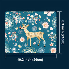 Deer And Love Mouse Pad Christmas Gift