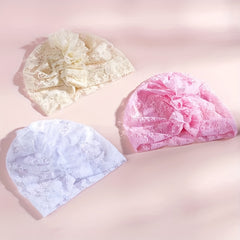 Breathable Lace High Elastic Cap Hair Accessories for Baby Girls and Boys