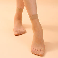 5 Pairs Women's Sheer Short Stockings