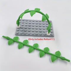 Building Block Vine Accessories 9pcs Set for Garden Scene Play Enhancements