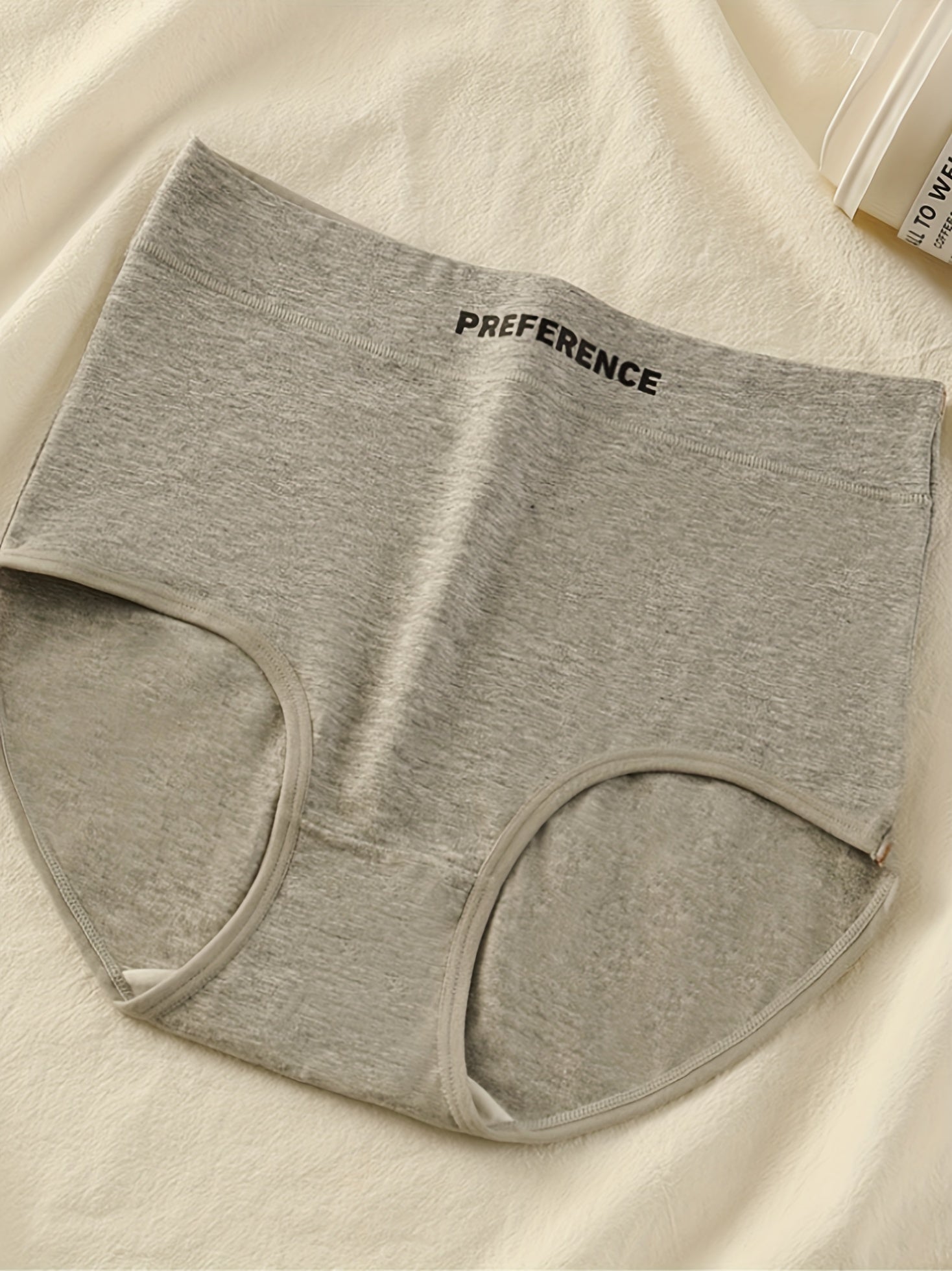 3pcs Letter Print Briefs Soft & Comfy Stretchy Intimates Panties