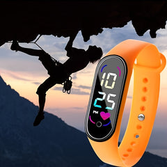 Colorful Hiking Swimming Sports Watch LED Digital Waterproof Durable