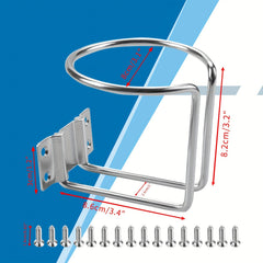 Stainless Steel Boat Ring Cup Drink Holder for Marine Yacht Truck RV Car