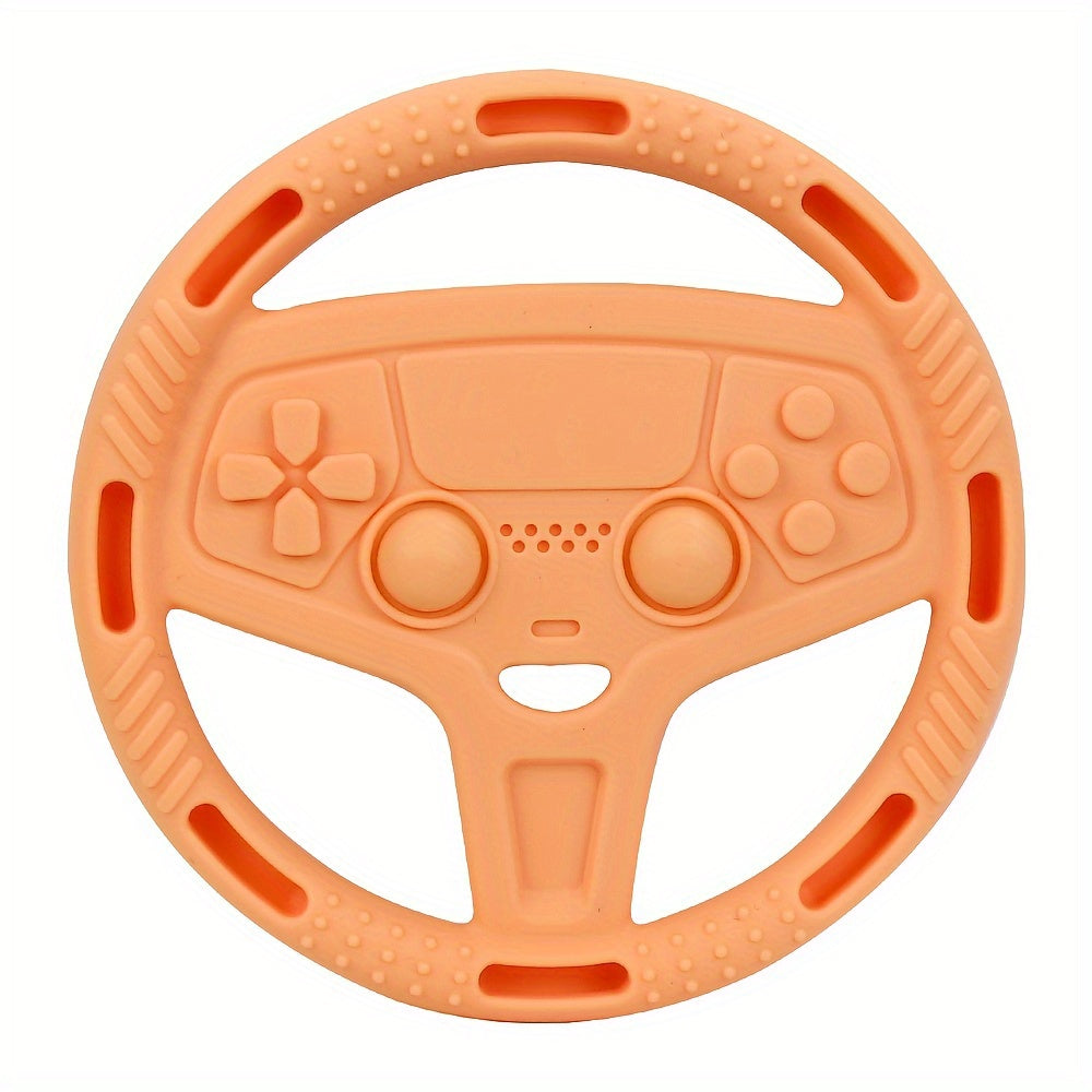 Baby Silicone Steering Wheel Teether Toy