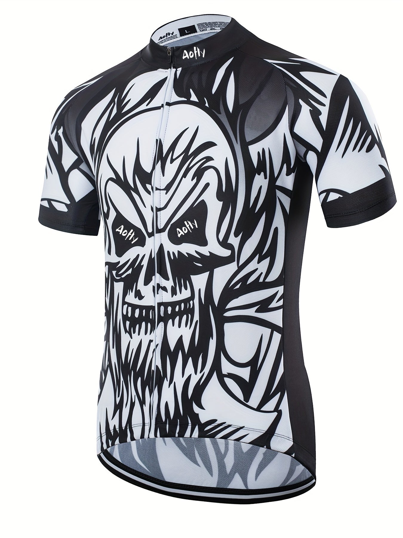 Men's Quick Dry Cycling Jersey with Rear Pocket - Moisture Wicking Shirt