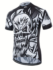 Men's Quick Dry Cycling Jersey with Rear Pocket - Moisture Wicking Shirt