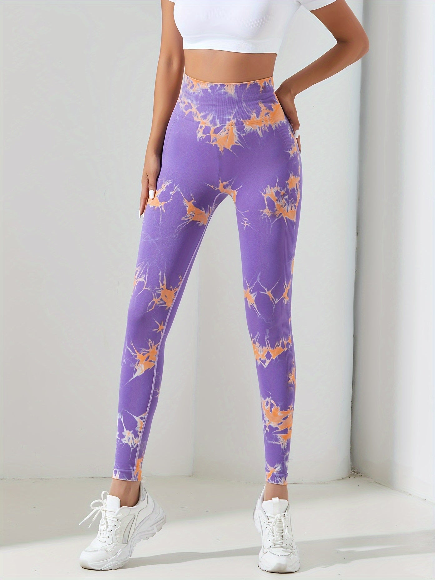 Tie Dye Yoga Pants Butt Lift Leggings Women's Activewear