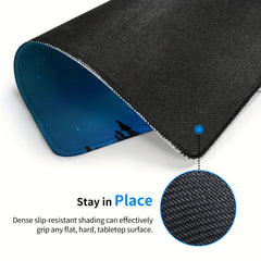 Night Sky Pattern Mouse Pad Non-Slip Thick Rubber Base Gaming Laptops Home