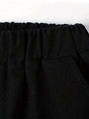 Toddler Boys Block Sweatpants Elastic Waist Cotton Thin Loose Casual