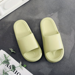 Men's Casual Slip On Platform Slides Unisex Open Toe Anti skid Slippers
