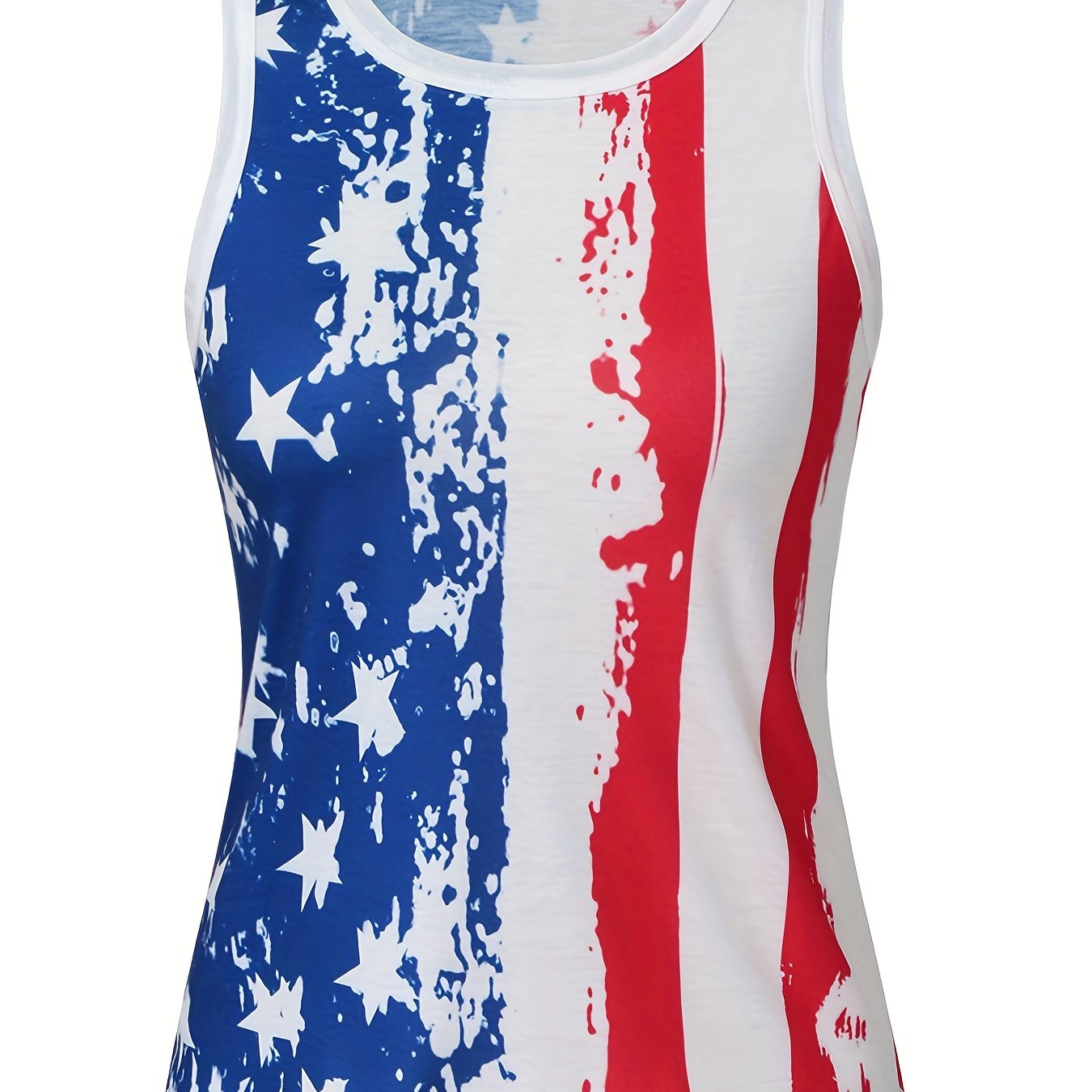 Independence Print Tank Top - Women's Summer Sleeveless Casual Tank