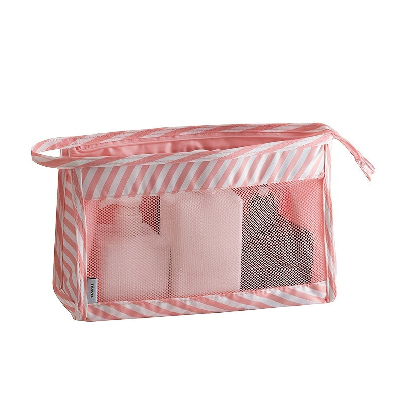 Portable Mesh Toiletry Storage Bag for Travel and Home