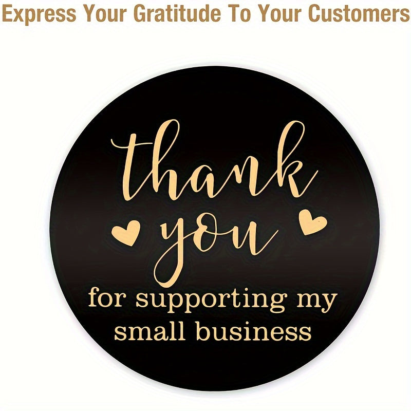 500pcs Pink Thank You Stickers Gift Sealing Roll Wedding Party Stationery Seal