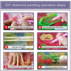 20X20cm 5D Diamond Painting DIY Art Kit for Kids & Adults - Full Drill