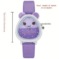 Kids Cartoon Watch Quartz Wristwatch - Fun Design