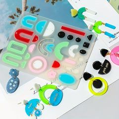 61pcs Epoxy Resin Silicone Molds for DIY Jewelry Making