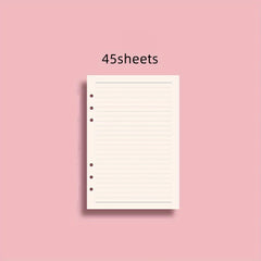 A5 A6 Notebook Filler Paper Loose leaf Planner Paper Replaceable Detachable