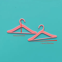 20pcs Plastic Kids Doll Accessory Mini Hanger For 1 6 Dolls Toy Gift