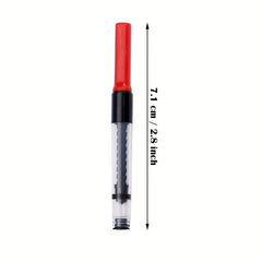 12pcs Fountain Pen Ink Cartridge Converter Refillable Plunger Universal