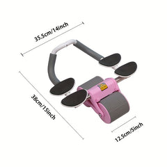 2-in-1 Elbow Support Ab Wheel for Home Gym Workouts