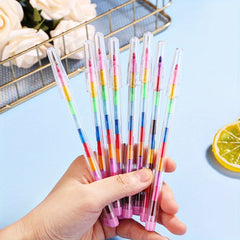 16pcs Colored Graffiti Crayons Back to School Supplies Kids Party Favors
