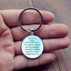 Vintage Bag Keychain English Keychain Jewelry Bag Wallet Charm Accessories