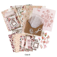 Vintage Forest Scrapbook Stickers - 40pcs Retro Bullet Journal Supplies