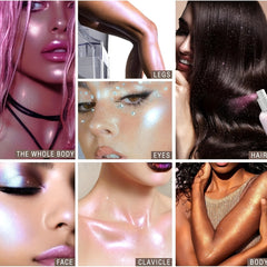 Radiant Body Highlight Spray Fine Glittery Shimmer Iridescent Stage Makeup
