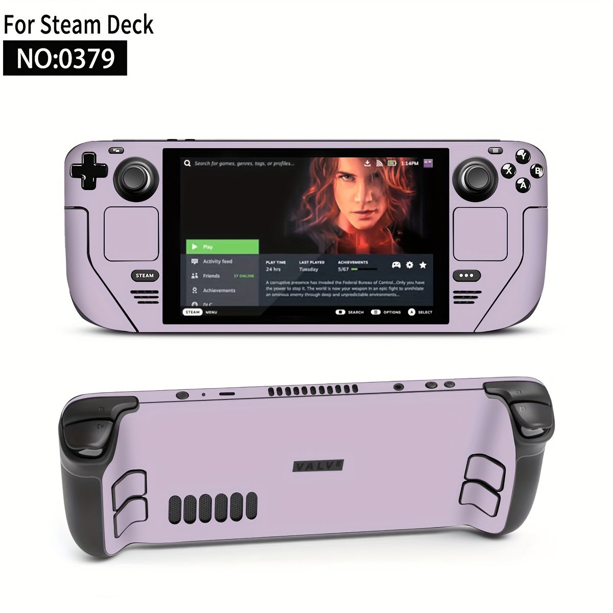 PVC Deck Controller Gaming Sticker Protective Cover - Console Skin
