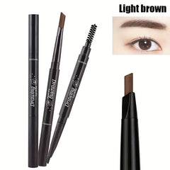 Double Ended Eyebrow Pencil Triangular Tip Easy Applying Eyebrow Shaping Pen