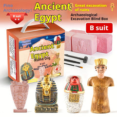 Archaeological Excavation Blind Box - Egyptian Pyramid Museum Treasure