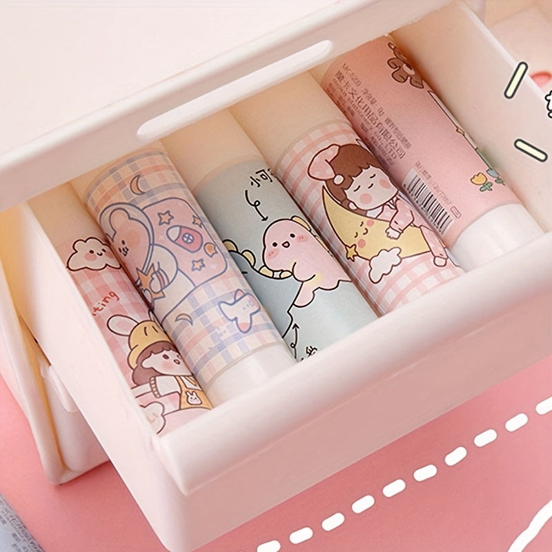 2pcs Cartoon Solid Glue Sticks High Viscosity