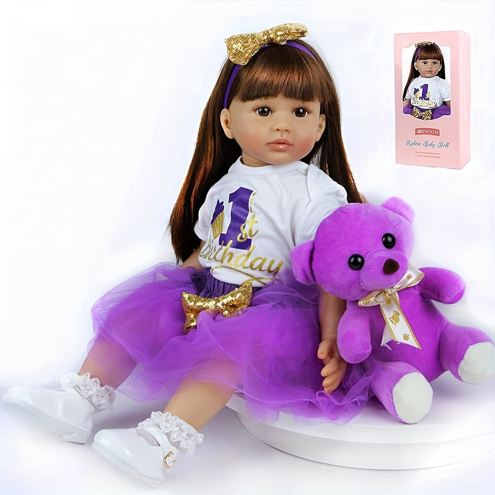 Realistic Soft Vinyl Silicone Reborn Doll Lifelike Toy