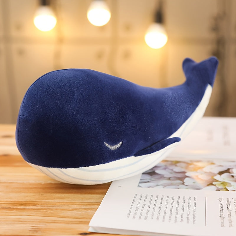 Whale Plush Toy Stuffed Animal Doll for Birthday Present or Home Decor