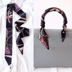 Silk Scarves Hairbands Women's Scarves Wrist Decoration Bag Decoration Scarf