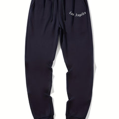 LA Casual Stretch Graphic Joggers Men's Sweatpants