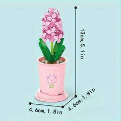 Flower Building Block Toys Jasmine & Hyacinth Model Gift