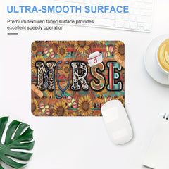 Nurse Mouse Pad Non Slip Rubber Base Waterproof Mouse Mat 24x20 cm