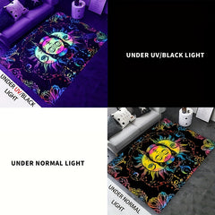 Large 3D Gaming Area Rug Machine Washable Living Room Gamepad Carpet Bedroom