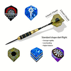 30pcs Dart Flights Durable PET And Laser Replacement Dart Tail Wings