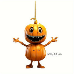5pcs Halloween Pumpkin Pendant Ghost Pumpkin Hanging Ornament