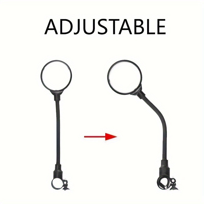 Adjustable Wide Angle Rearview Mirror for Bikes